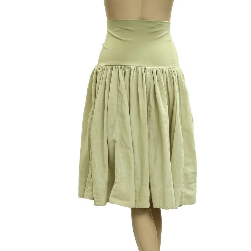 Free People Free-est Green Convertible Skirt Tube Dress Pull-On Beach S 281769